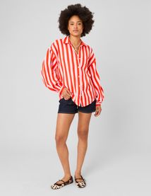 Chemise ray&eacute;e
