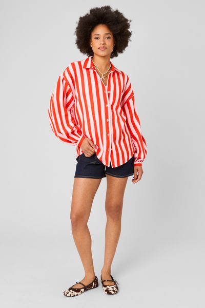 Chemise ray&eacute;e