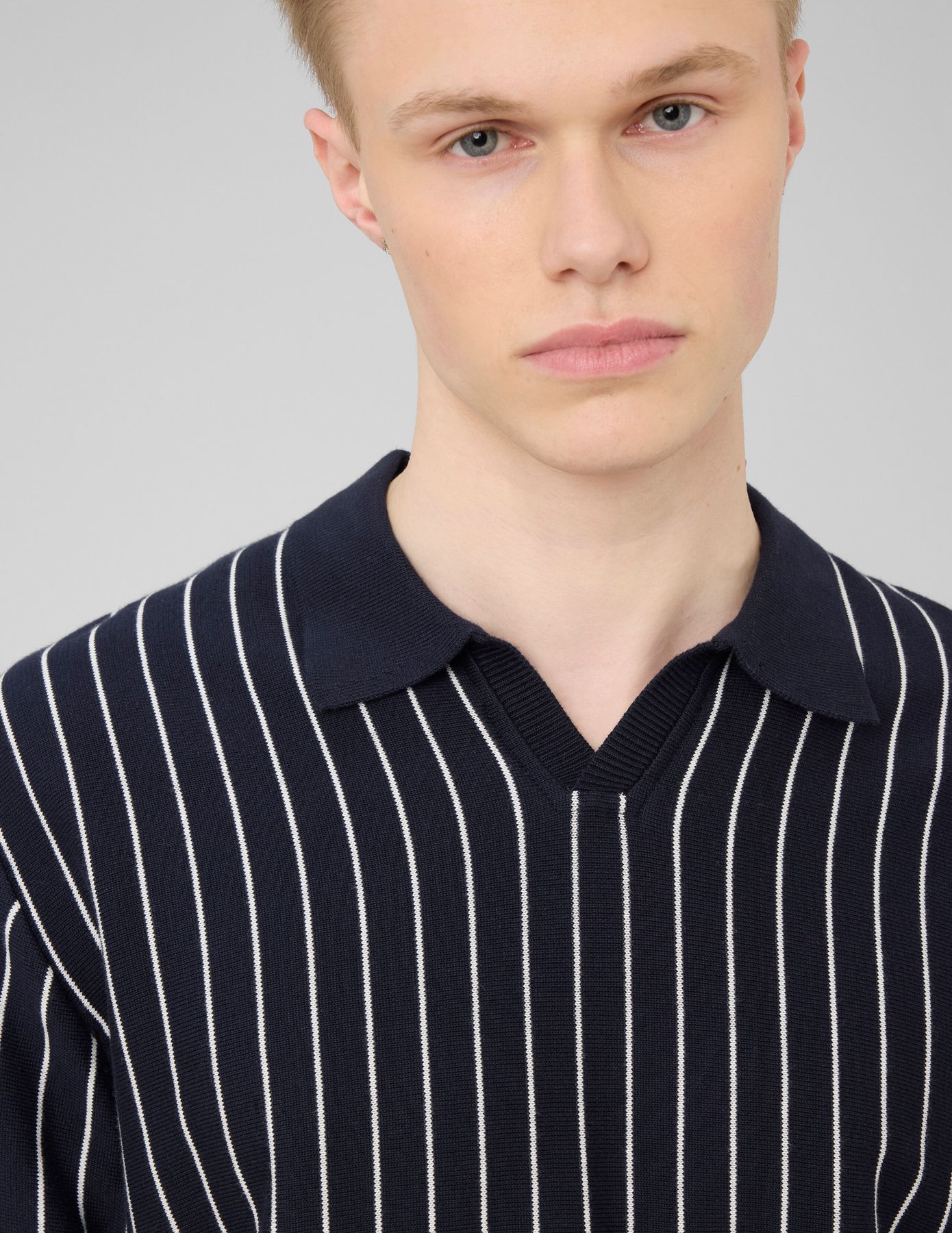 Polo &agrave; rayures