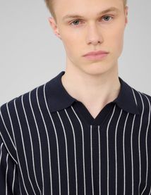 Polo &agrave; rayures