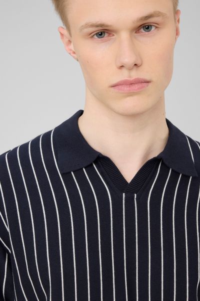 Polo &agrave; rayures