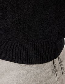 Pull chenille col rond