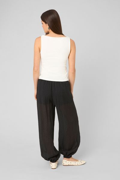 Pantalon bouffant plumetis