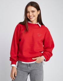 Sweat col rond imprimé