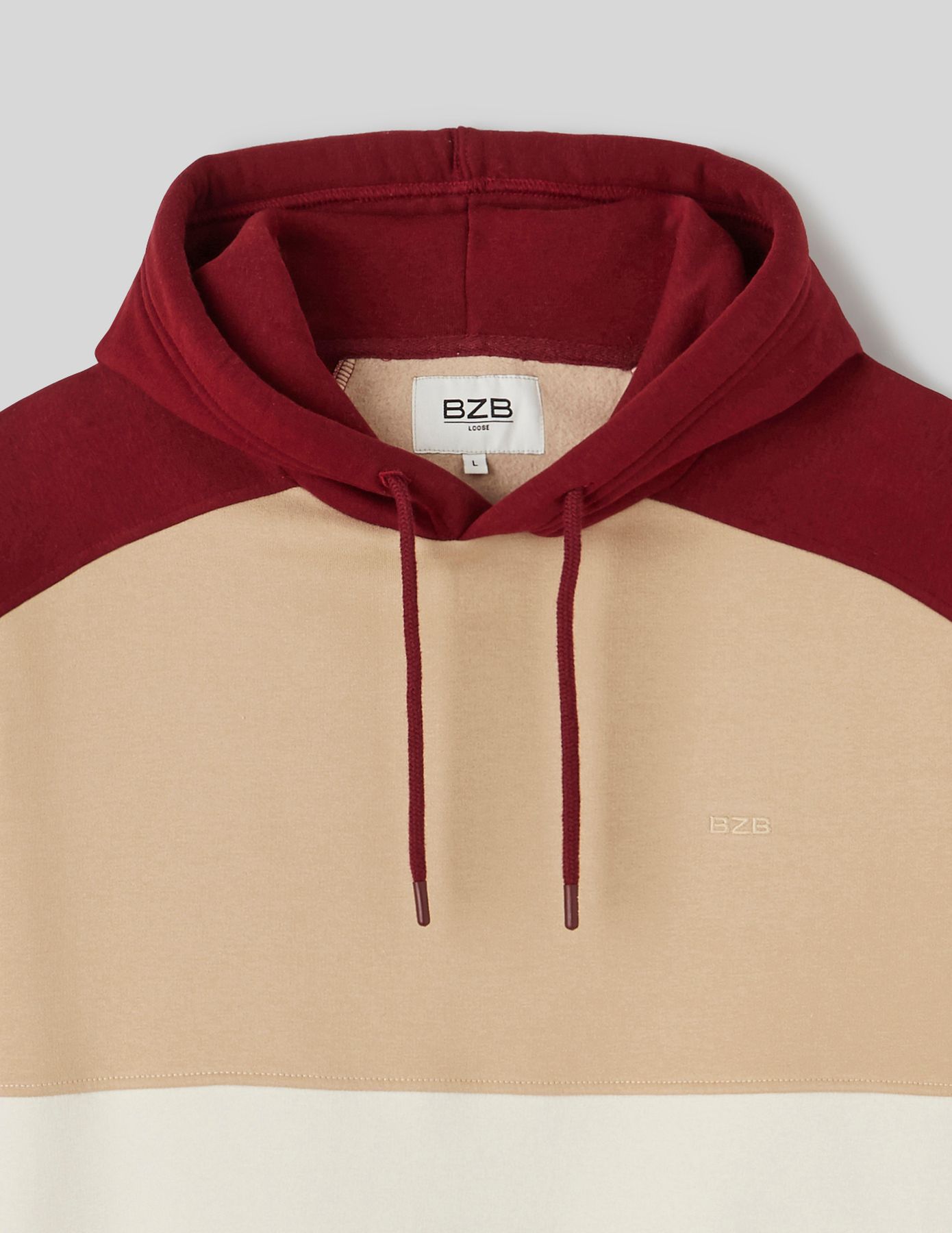 Sweat &agrave; capuche colorblock