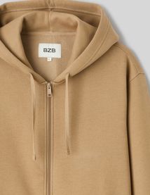 Sweat zippé à capuche