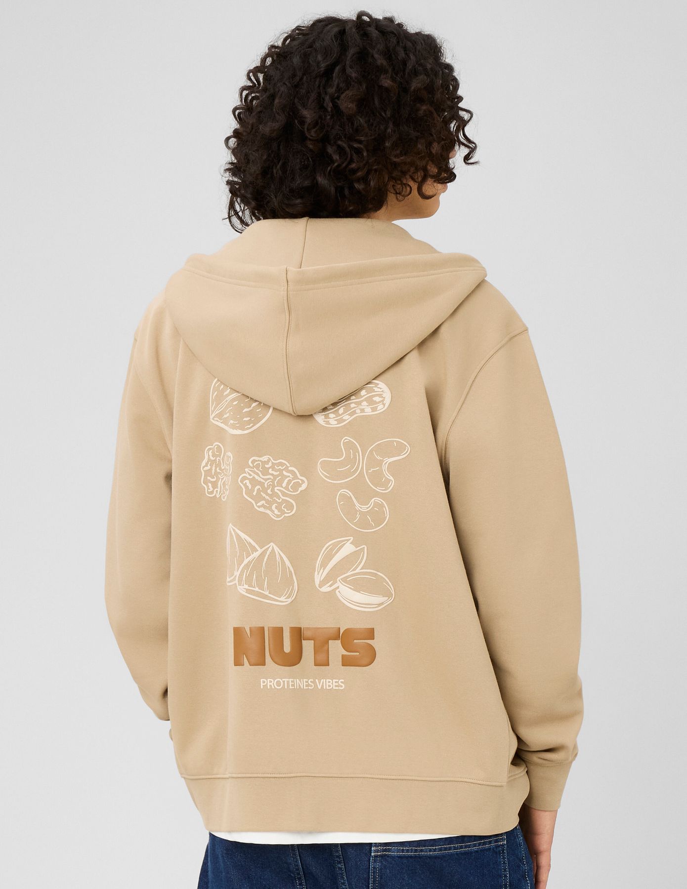 Sweat zipp&eacute; &agrave; capuche