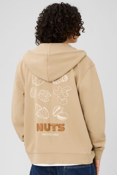 Sweat zipp&eacute; &agrave; capuche