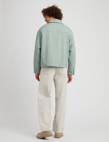 Veste zippée col velours