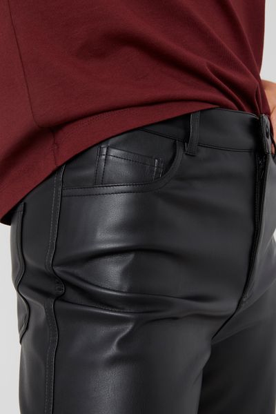 Pantalon tissu enduit