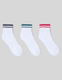 Lot de 3 chaussettes courtes