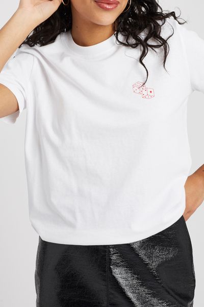 T-shirt St Valentin imprim&eacute; devant/dos