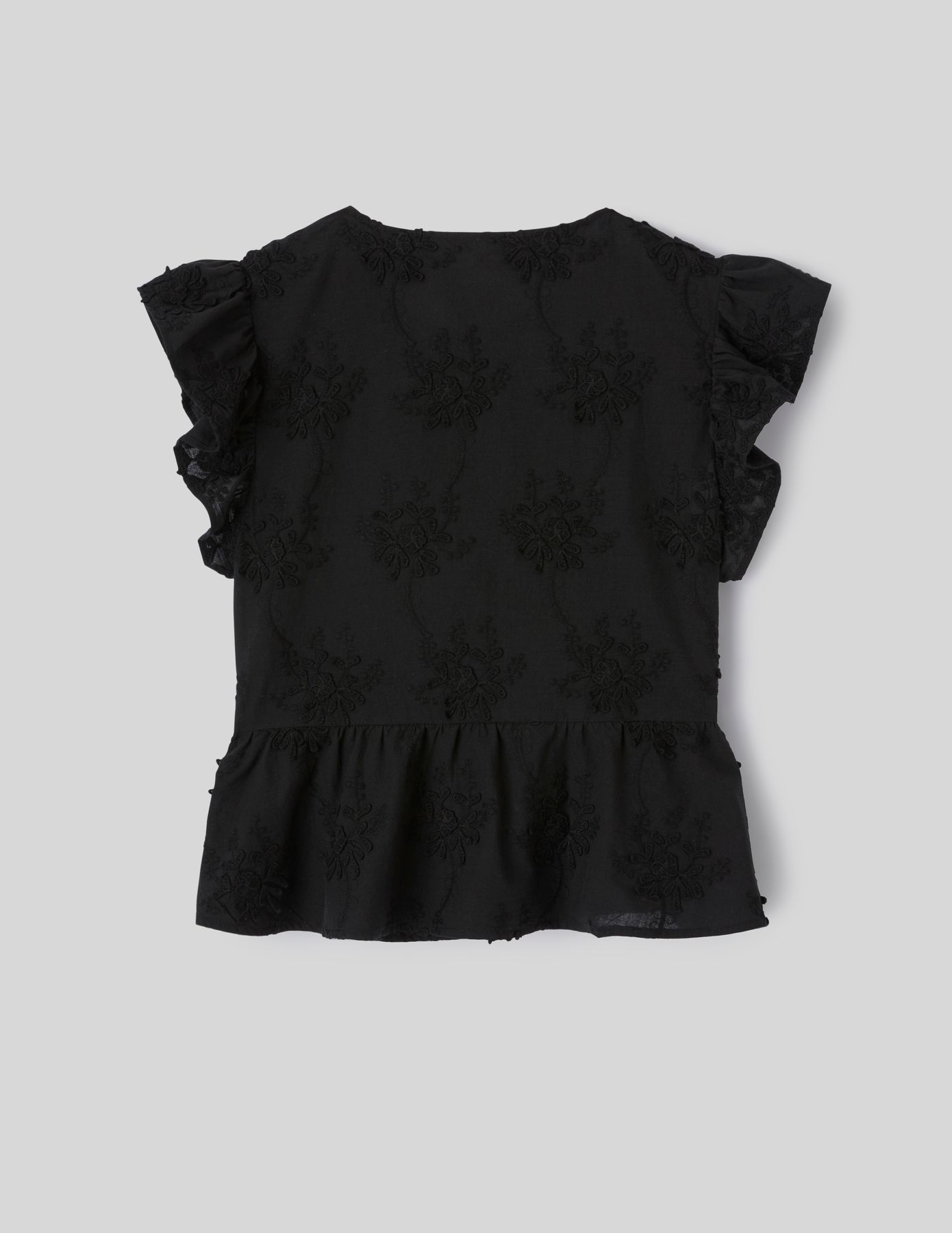 Blouse &agrave; volants
