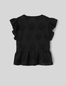 Blouse &agrave; volants