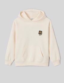 Sweat &agrave; capuche imprim&eacute; devant / dos