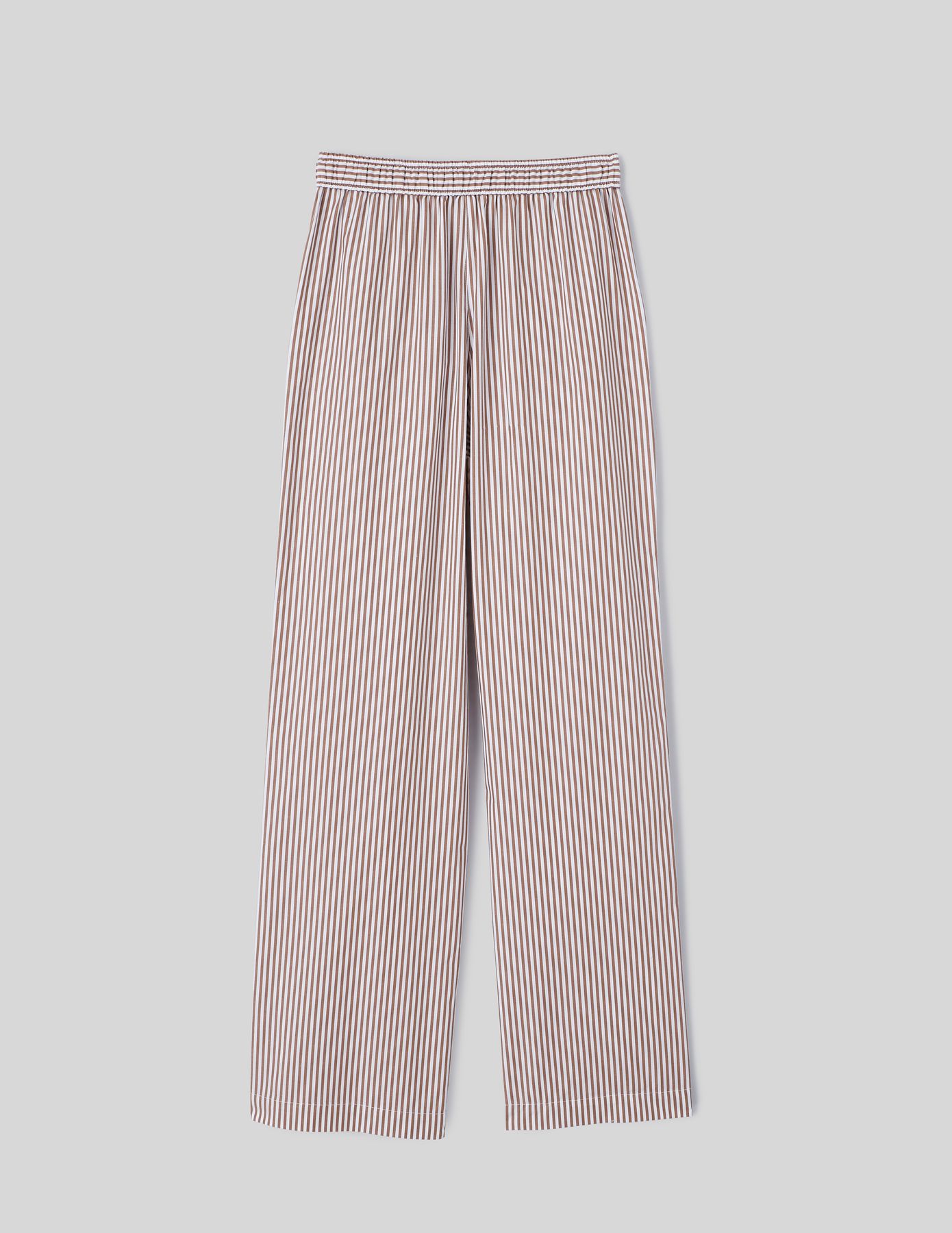 Pantalon fluide à rayures