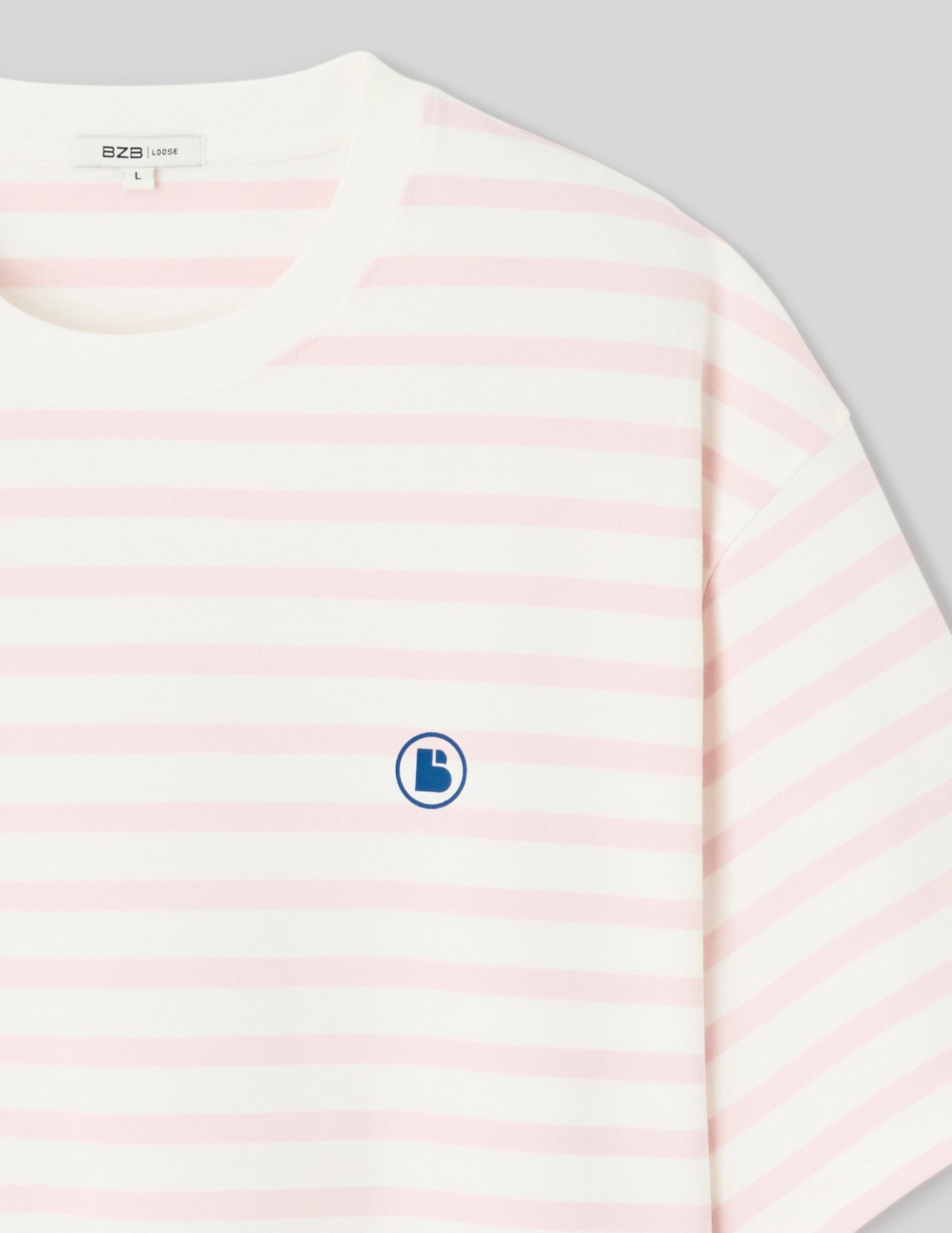 T-shirt marini&egrave;re imprim&eacute; devant/dos