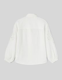 Chemise en gaze de coton unie