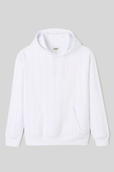 Sweat à capuche rayé