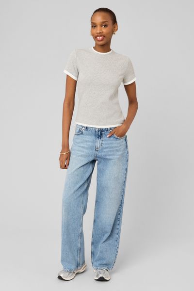 T-shirt effet de superposition