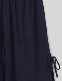 Pantalon fluide avec noeuds