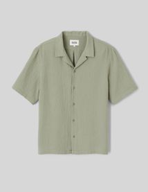 Chemise manches courtes gaze de coton