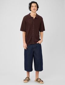 Chemise manches courtes tricot