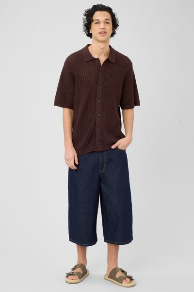 Chemise manches courtes tricot