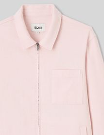 Veste zipp&eacute;e textur&eacute;e