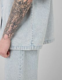 Chemise manches courtes ray&eacute;e