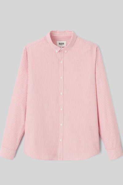 Chemise rayée droite
