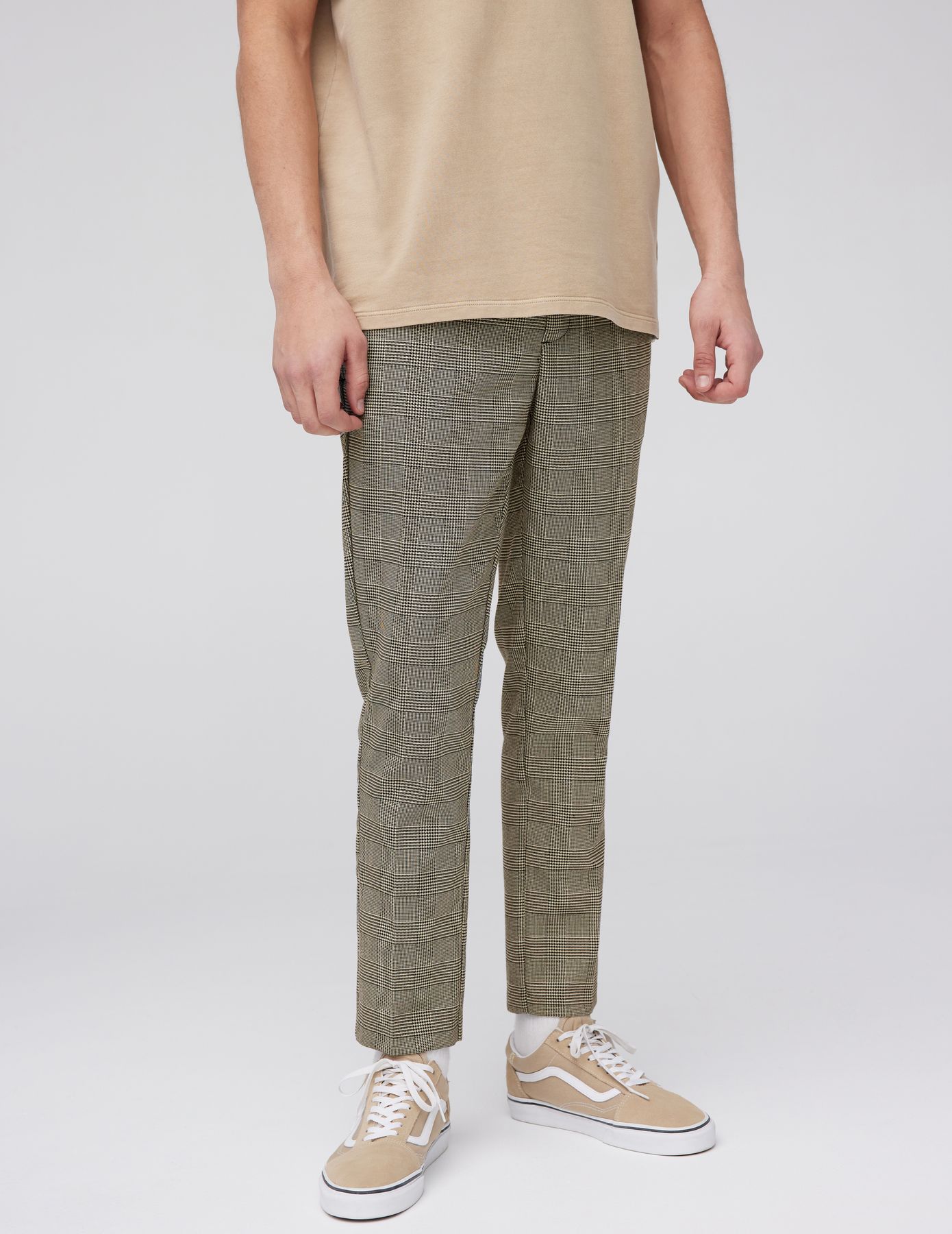 Pantalon de ville à carreaux