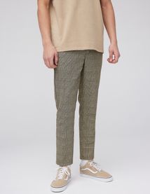 Pantalon de ville à carreaux