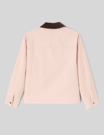 Veste zipp&eacute;e unie col velours