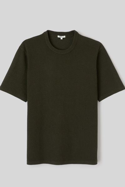 T-shirt maille textur&eacute;e