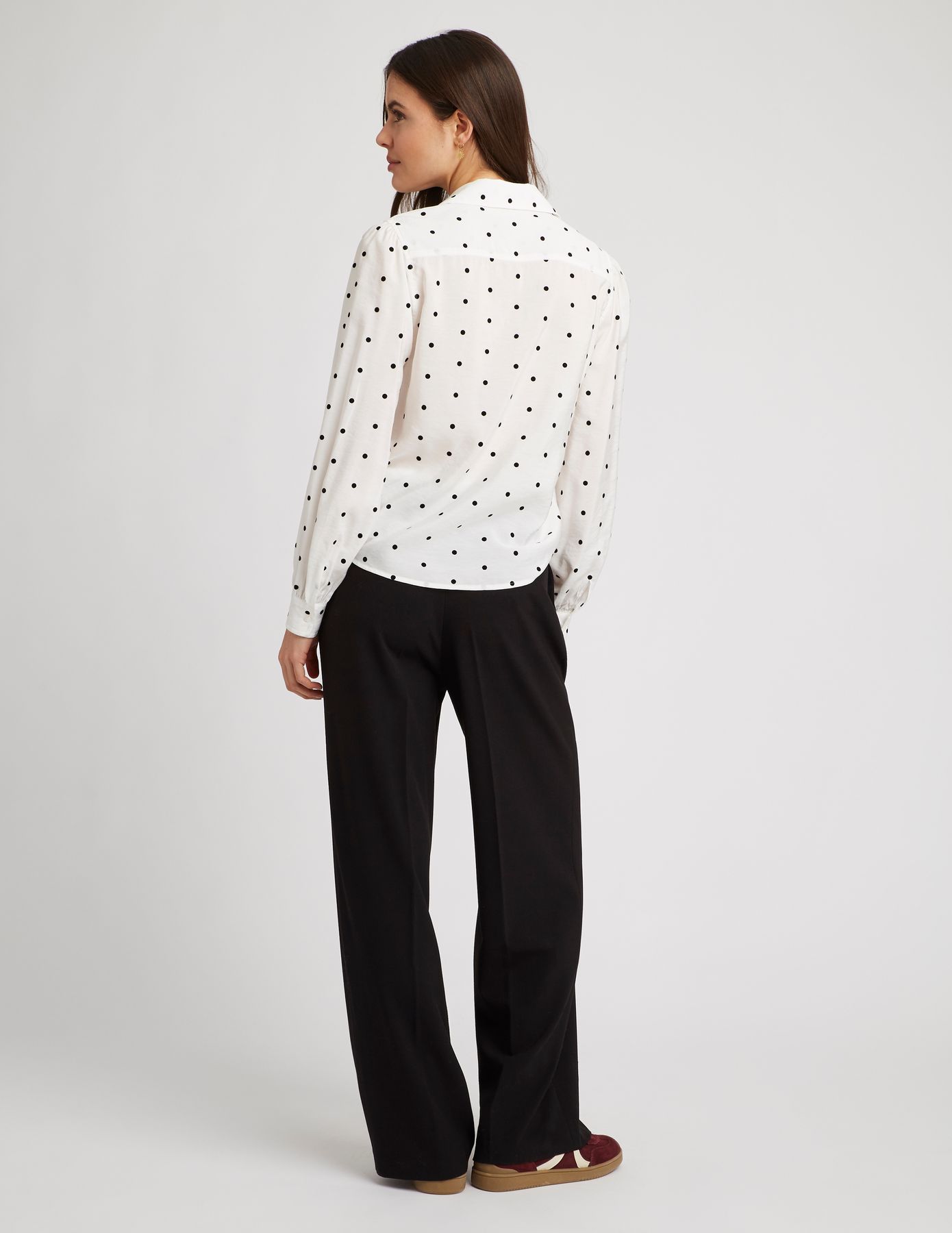 Chemise à pois