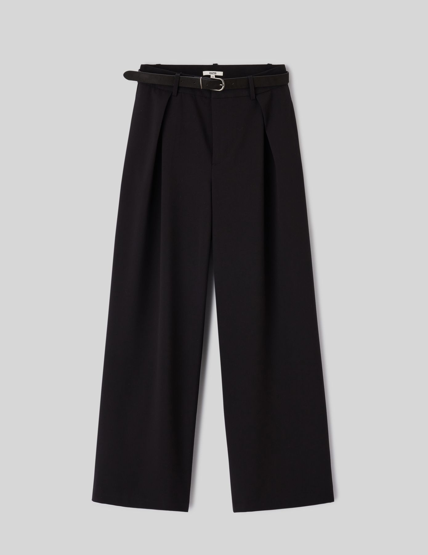 Pantalon large &agrave; pinces