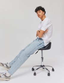 Jean relaxed bleach