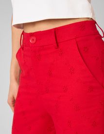 Pantalon broderie anglaise