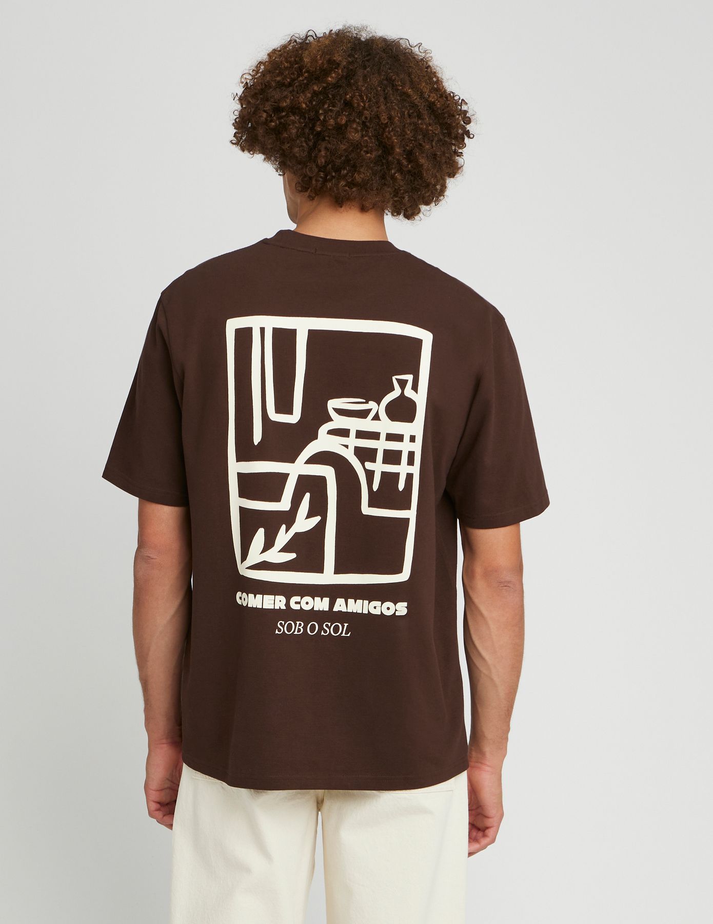 T-shirt gaufré imprimé
