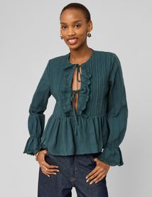 Blouse &agrave; nouer