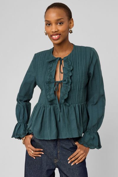 Blouse &agrave; nouer