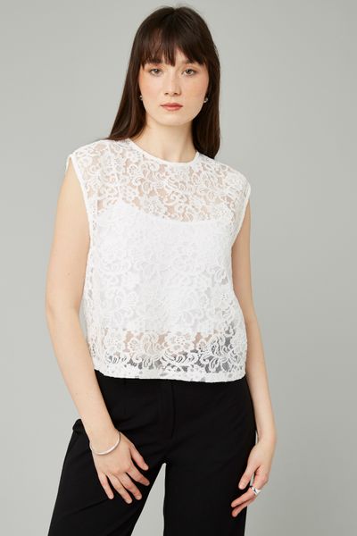 Blouse en dentelle