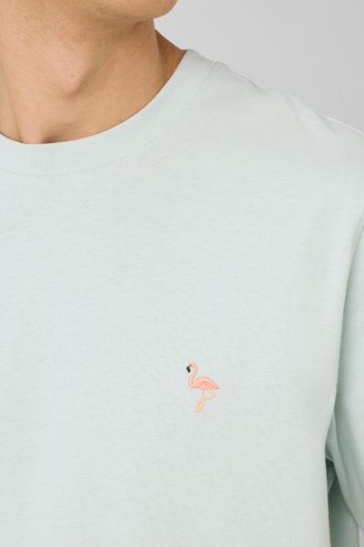 T-shirt broderie poitrine