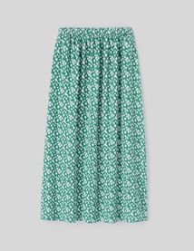 Jupe longue imprim&eacute;e