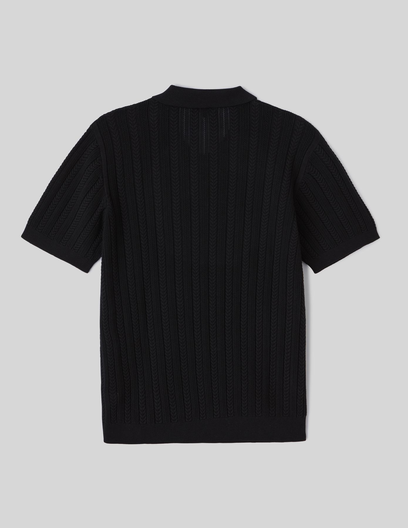 Polo maille fantaisie