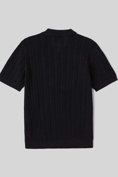 Polo maille fantaisie