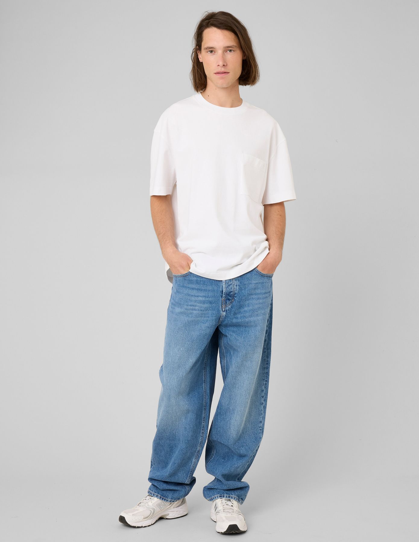 Jean loose double stone