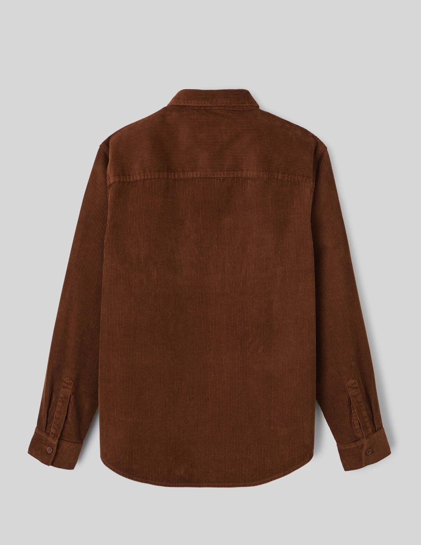Chemise droite en velours