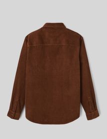Chemise droite en velours